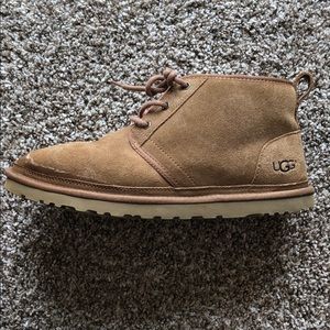 UGG brown fuzzy boots